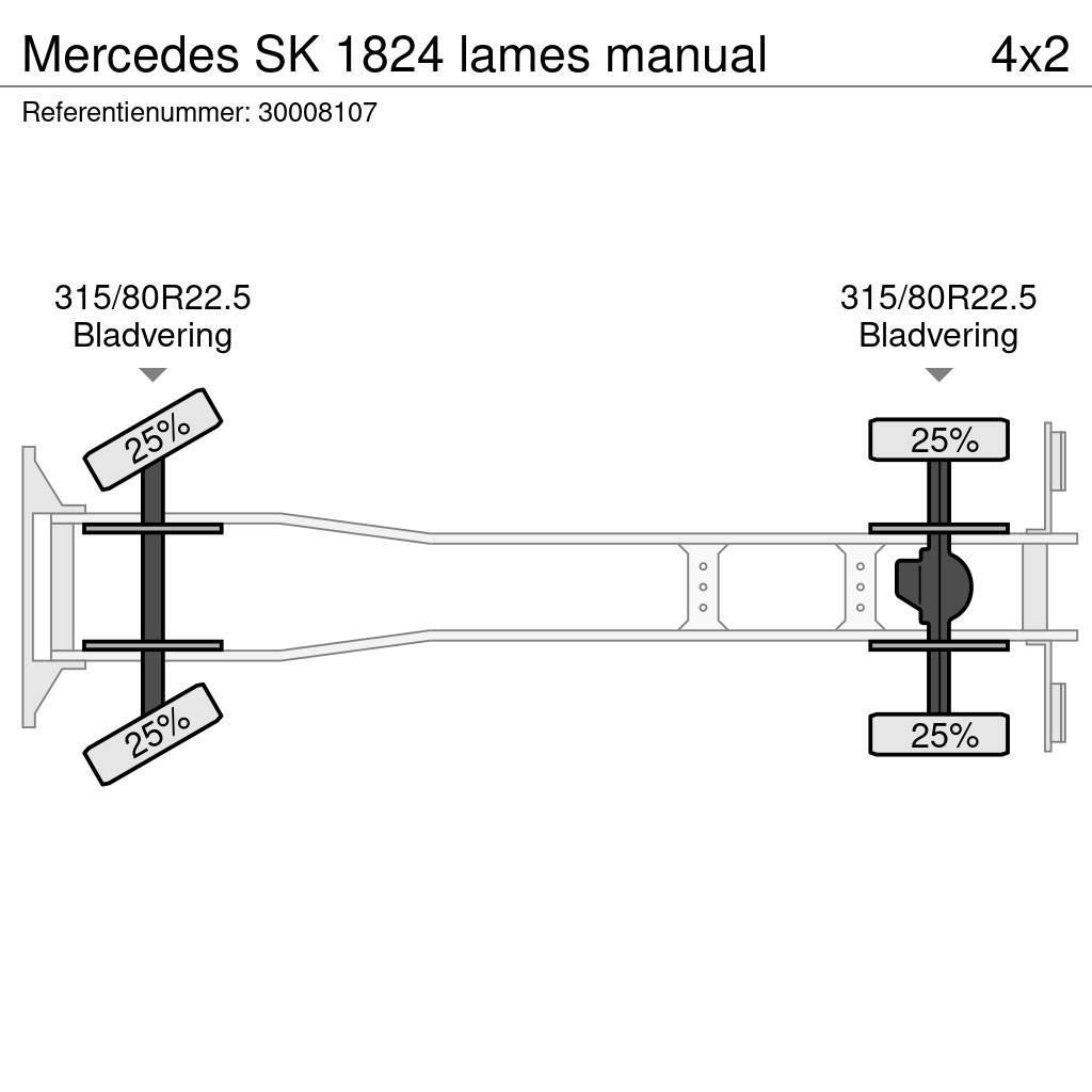 Mercedes-Benz SK 1824 lames manual Шасі з кабіною