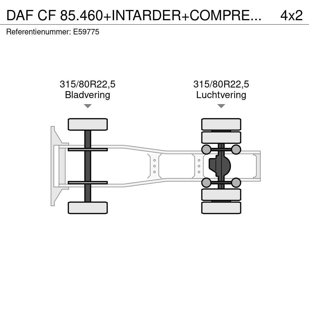 DAF CF 85.460+INTARDER+COMPRESSEUR Тягачі