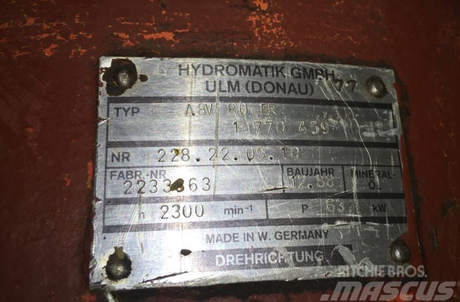 Hydromatik O&K RH6 Pompa hydrauliczna A8V 80 ER Hydraulics