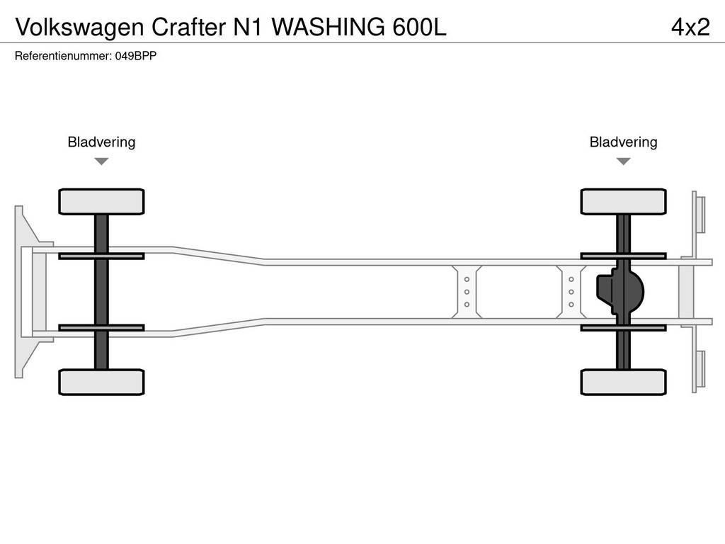 Volkswagen Crafter N1 WASHING 600L Вантажівки-цистерни