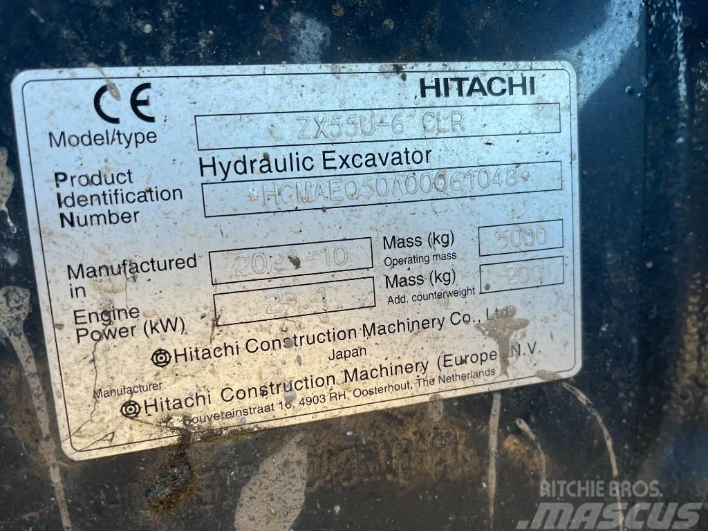 Hitachi ZX 55 Міні-екскаватори < 7т