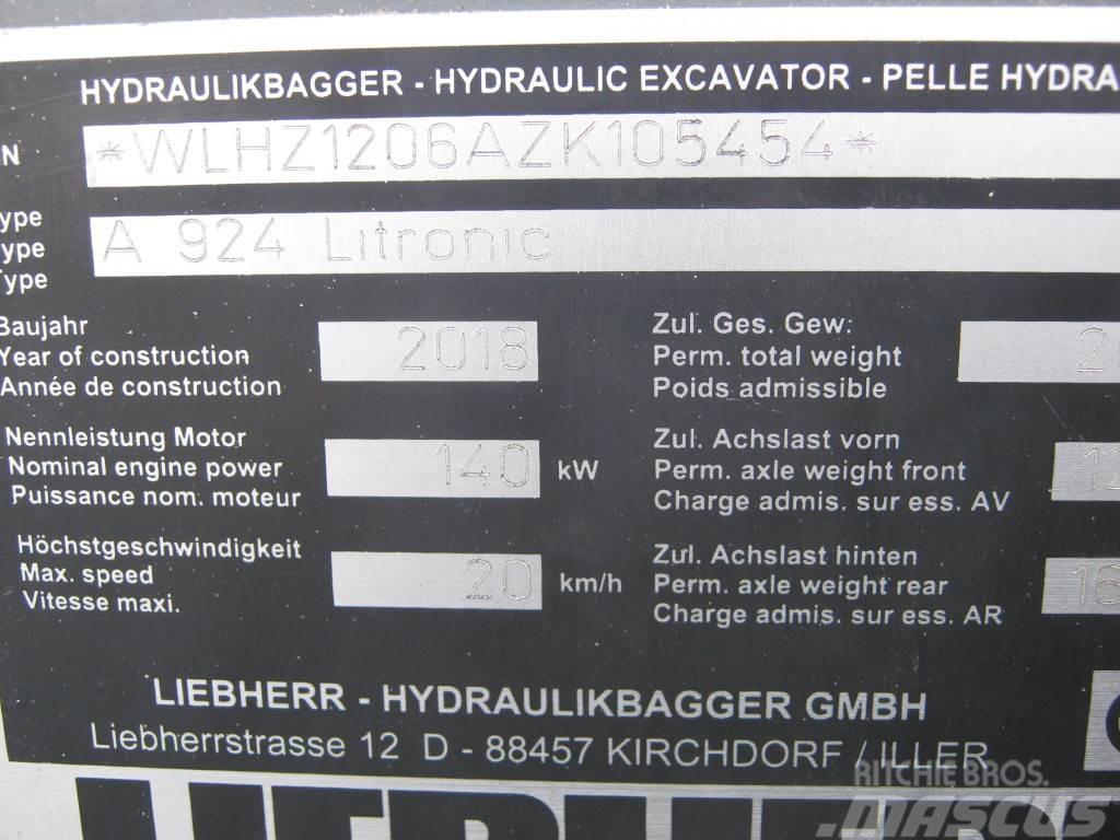 Liebherr A 924 Litronic Колісні екскаватори