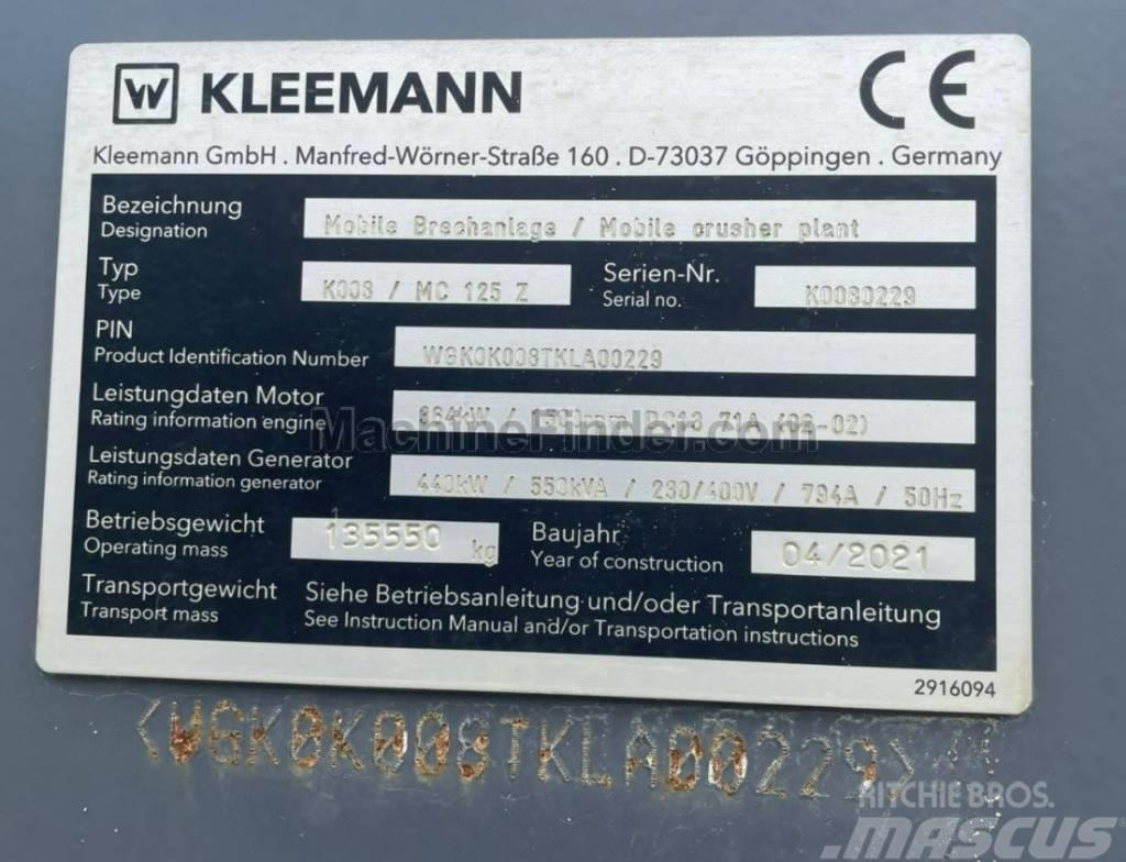 Kleemann MC125Z Мобільні дробарки
