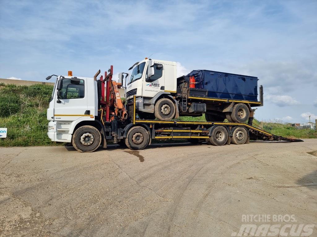 DAF CF85.380 plant lorry with crane Автокрани