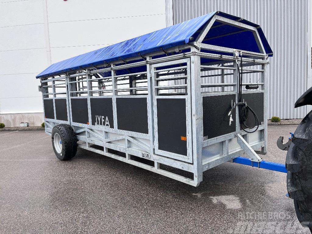 Jyfa 76000 KREATURSVAGN HYDRAULIK 6m Трейлери для транспортування тварин
