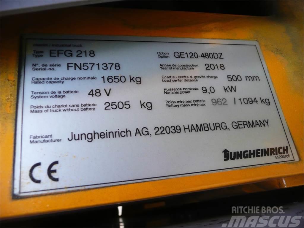 Jungheinrich EFG 218 480 DZ Електронавантажувачі