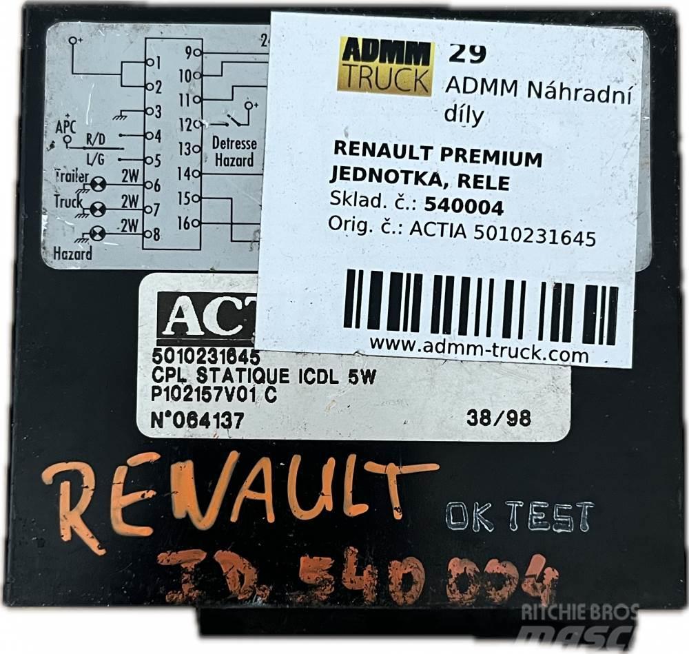 Renault PREMIUM JEDNOTKA, RELE Інше обладнання
