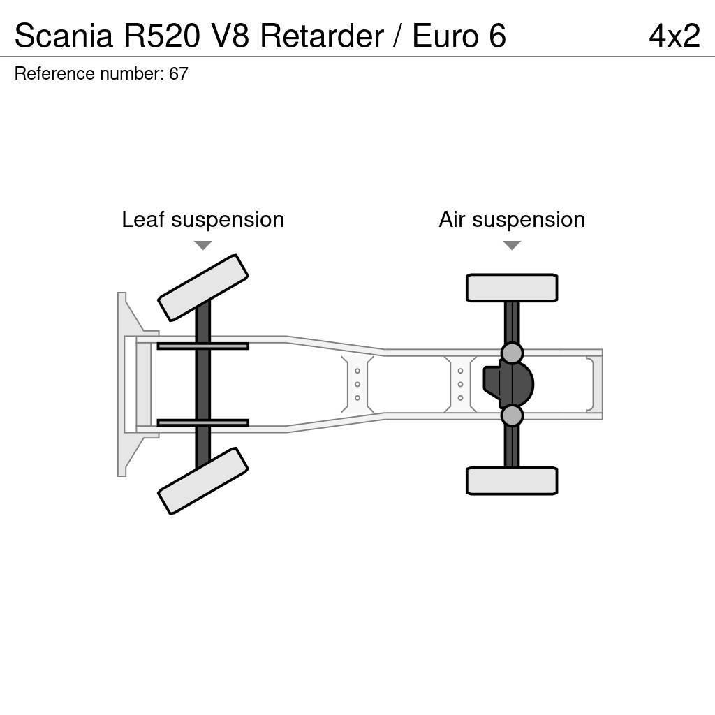 Scania R520 V8 Retarder / Euro 6 Тягачі
