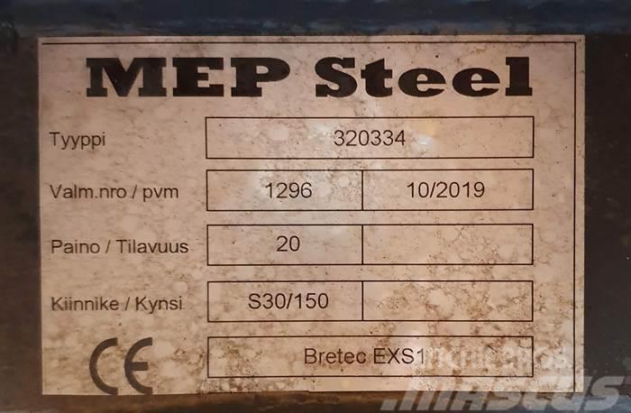  MEP Steel BRETEC EXS1 ISKUVASARAN KIINNIKELEVY S30 Швидкі з`єднувачі