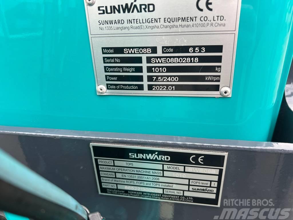 Sunward SWE08B minikraan Міні-екскаватори < 7т