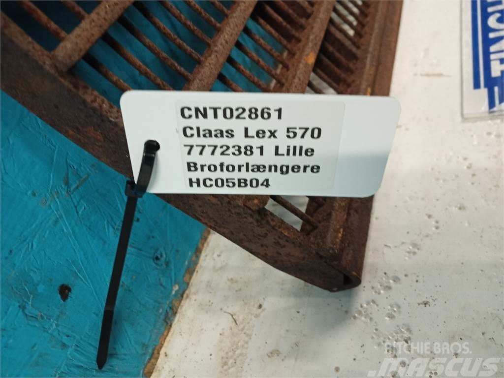 CLAAS Lexion 570 Додаткове обладнання для збиральних комбайнів