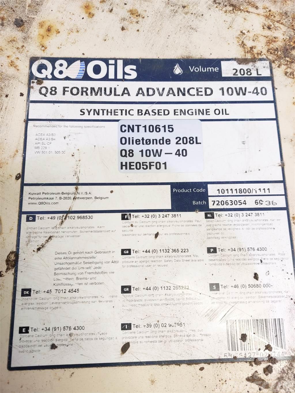  Oiletønde 208L Q8 10W-40 Synthetich Based Інше
