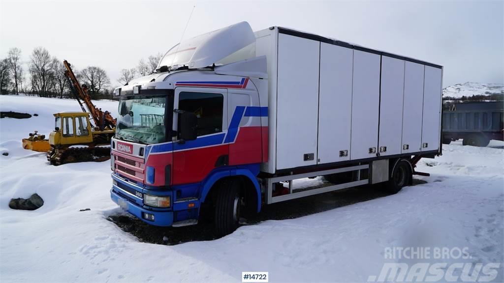 Scania P124GB Cabinet car w/ full side opening Фургони