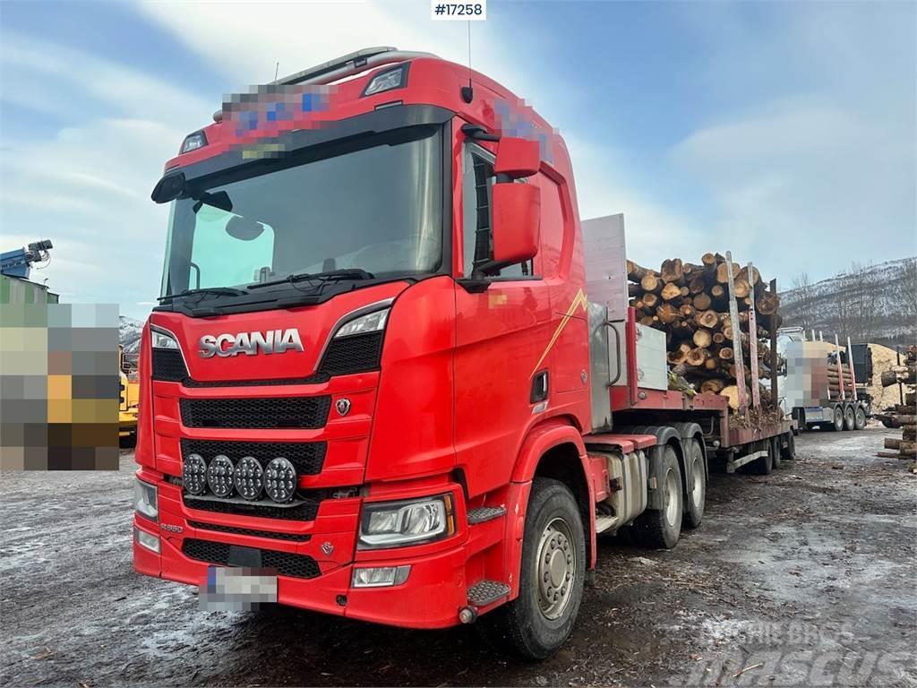 Scania R650 6x4 Tractor w/ Istrail Trailer. WATCH VIDEO Тягачі