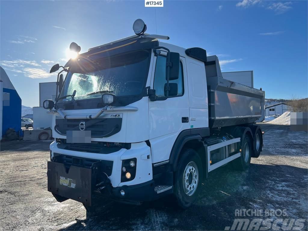 Volvo FMX 500 6x2 plow rigged combi truck w/ only 217k k Самоскиди