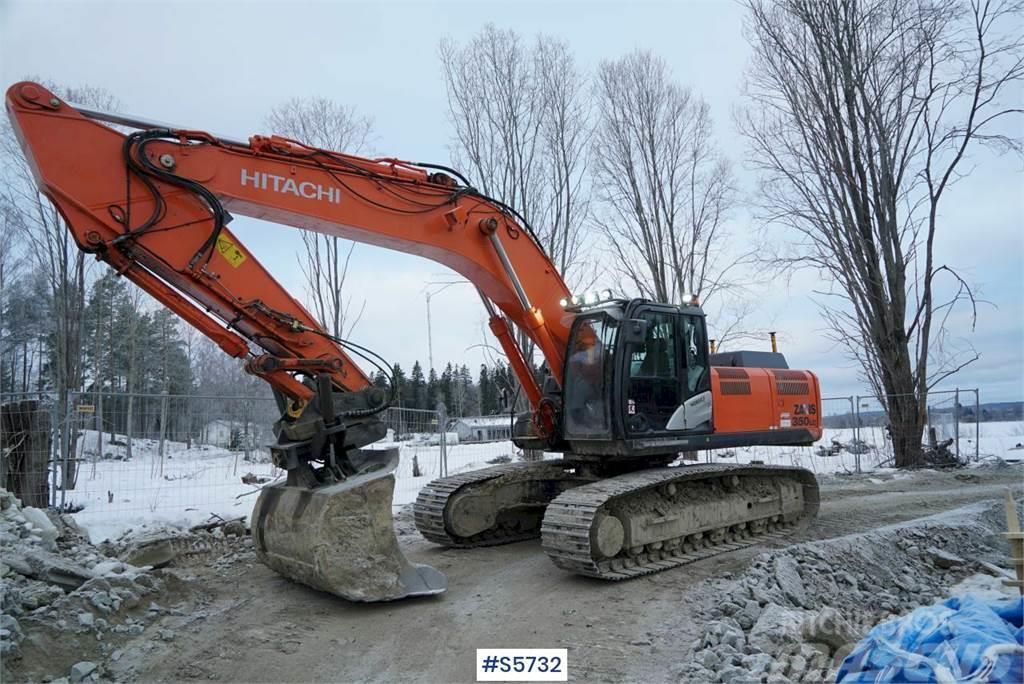 Hitachi ZX350LC 5B EXCAVATOR WITH DIGGING SYSTEM, SEE VIDE Гусеничні екскаватори