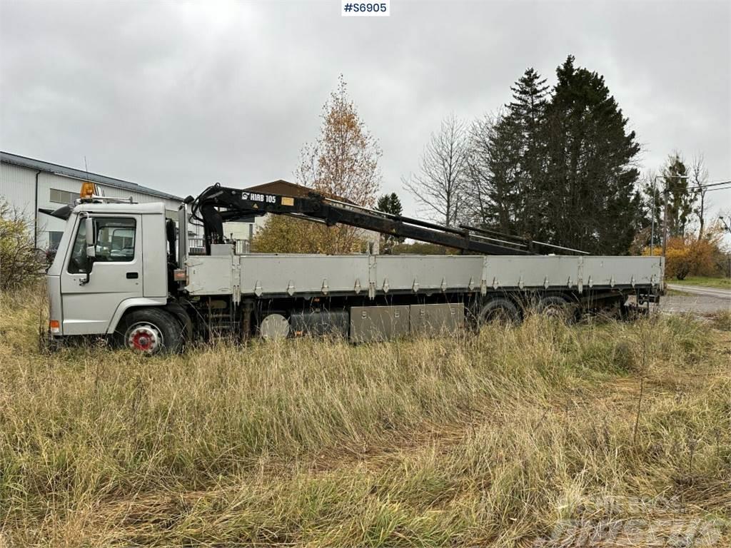Volvo Crane truck FL10 with long flatbed (Rep. Object) Автокрани