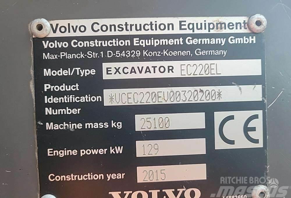 Volvo EC220E Гусеничні екскаватори