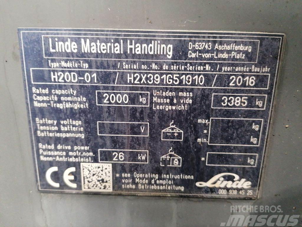 Linde H20D-01 Дизельні навантажувачі