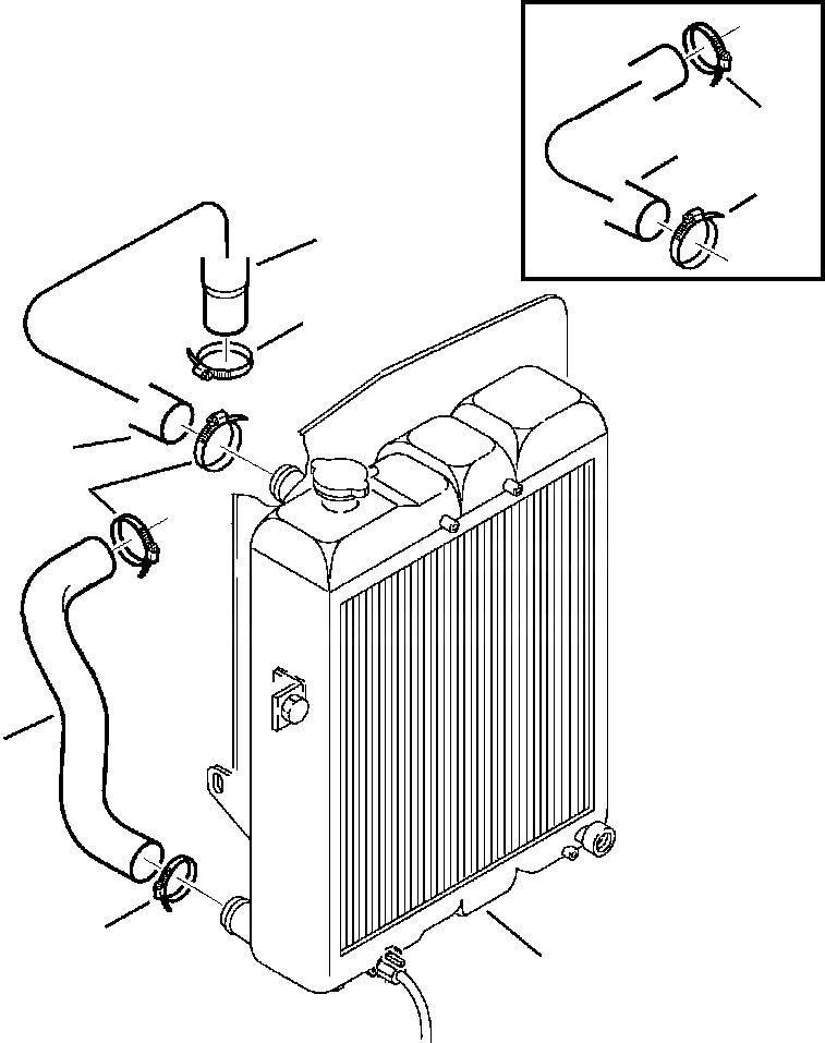 Komatsu - Furtun radiator - 312607828 Радіатори