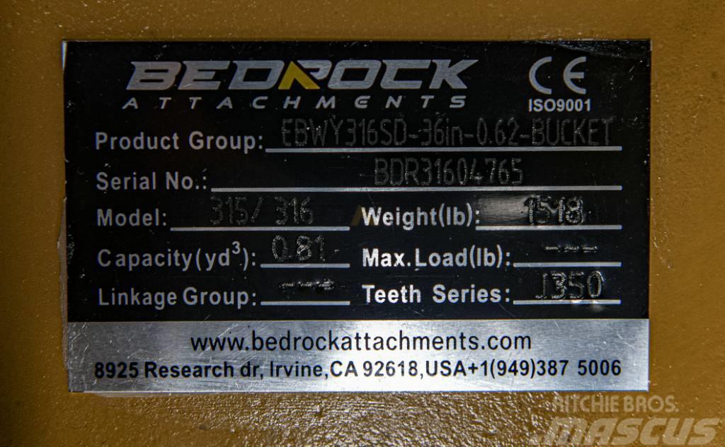 CAT 36" Severe Rock Bucket CAT 315D/F,316E/F,318D2/F Інше обладнання