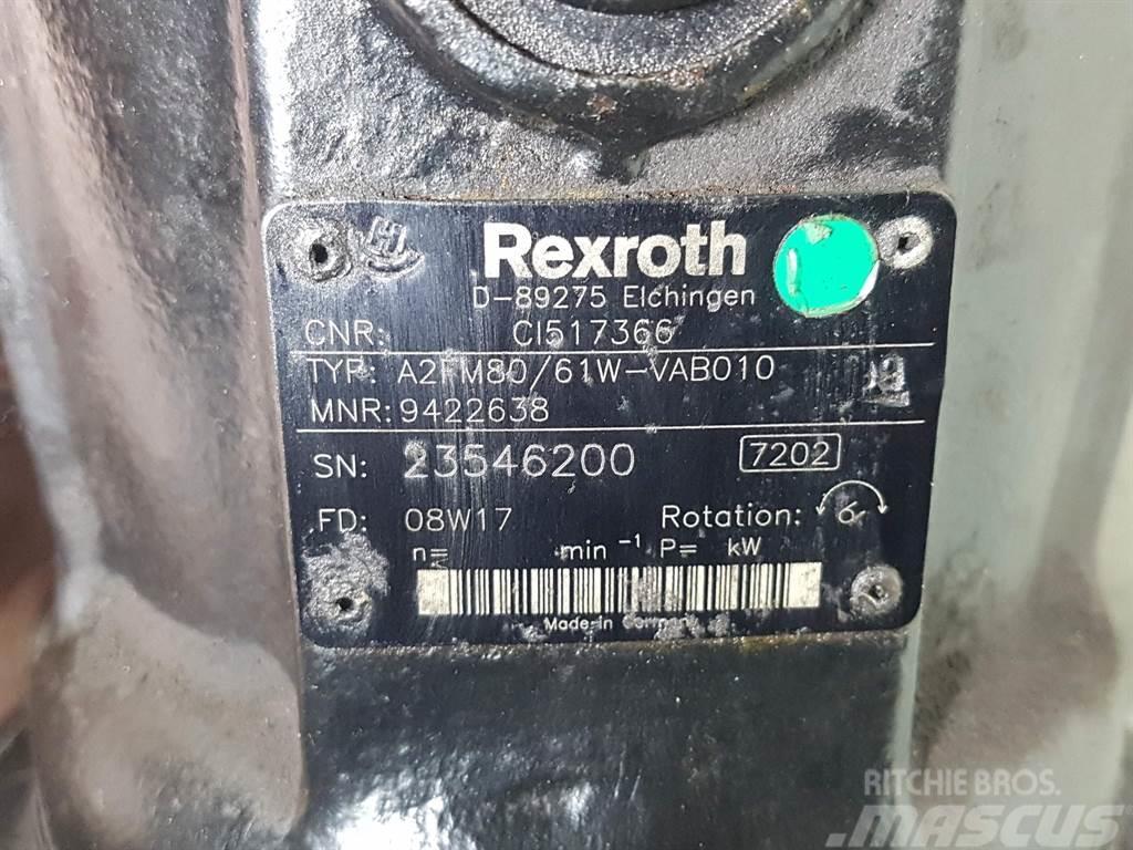 Manitou 160ATJ-CI517366-Rexroth A2FM80/61W-Drive motor Гідравліка
