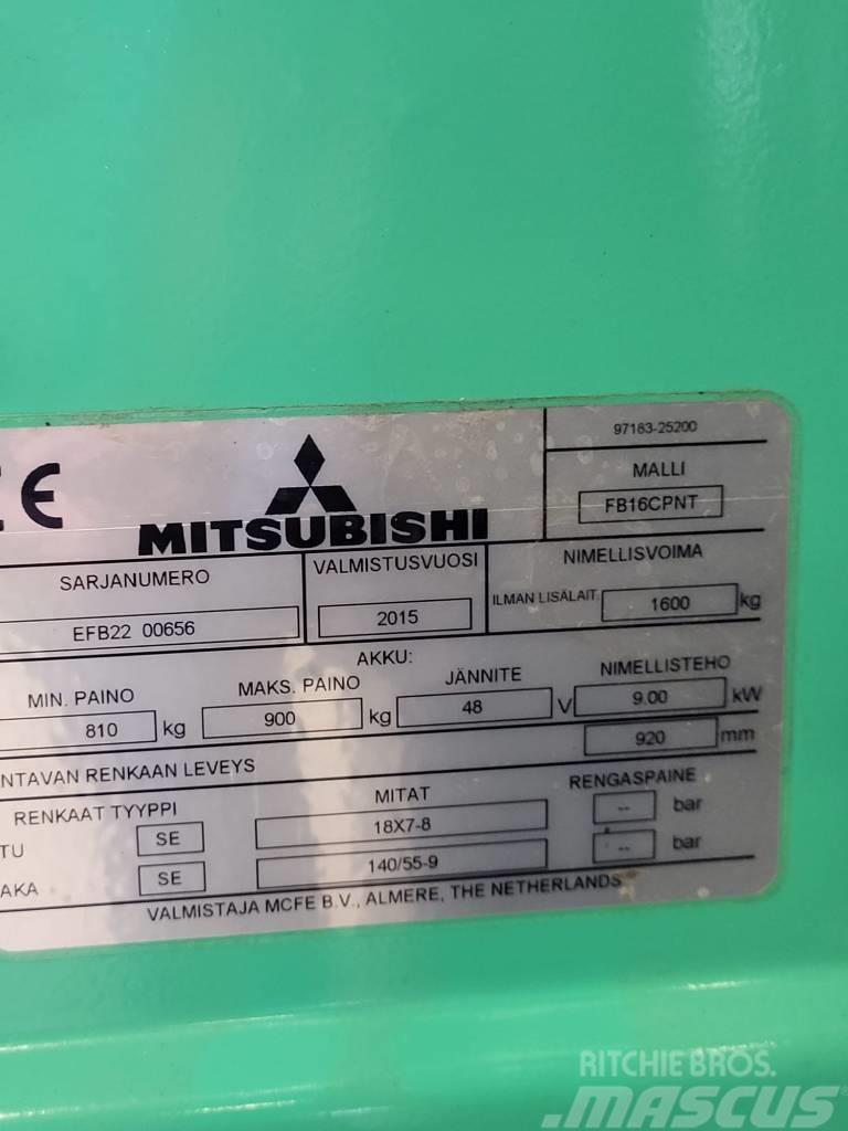 Mitsubishi FB16CPNT " Lappeenrannassa" Електронавантажувачі