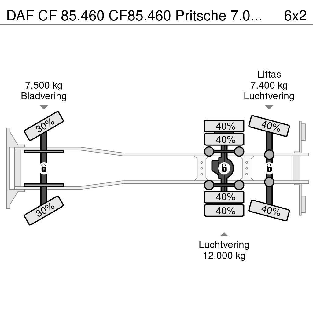 DAF CF 85.460 CF85.460 Pritsche 7.00m Euro5 Тентовані вантажівки