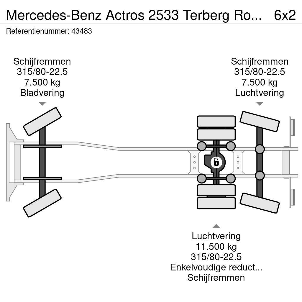 Mercedes-Benz Actros 2533 Terberg RosRoca 23m³ Сміттєвози
