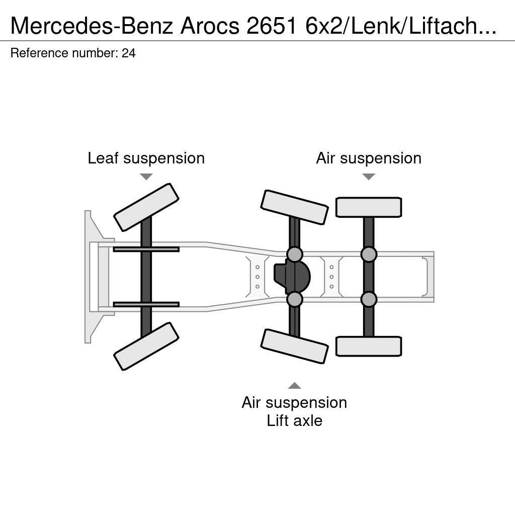 Mercedes-Benz Arocs 2651 6x2/Lenk/Liftachse/ Eu6/282 tkm Тягачі