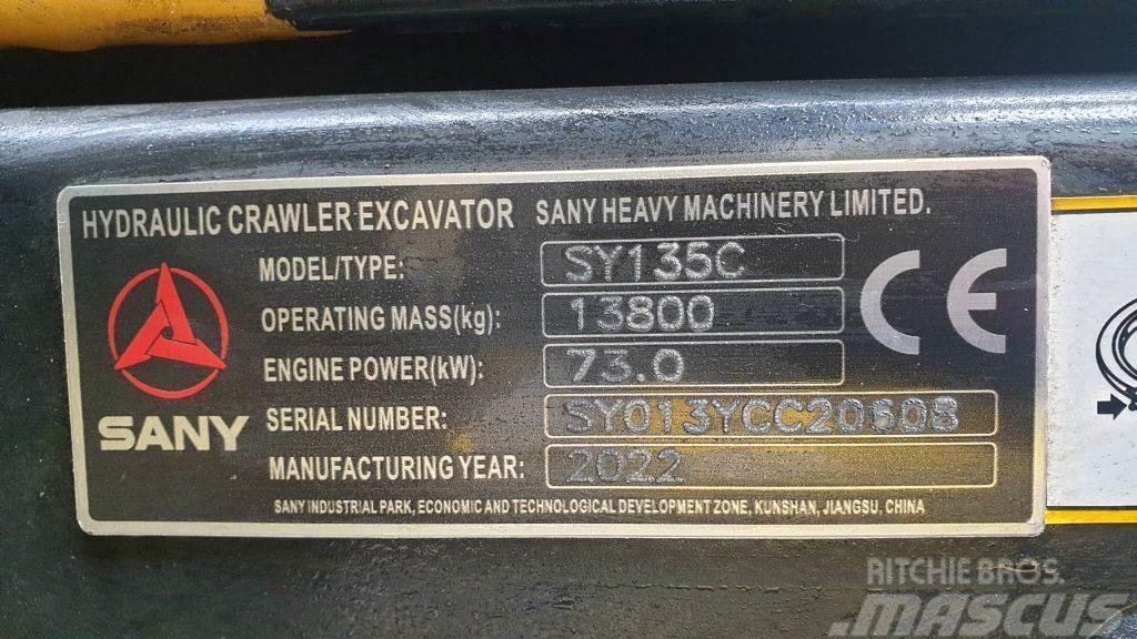 Sany SY135C Гусеничні екскаватори
