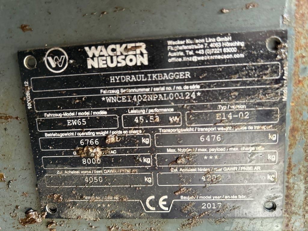Wacker Neuson EW65 Колісні екскаватори