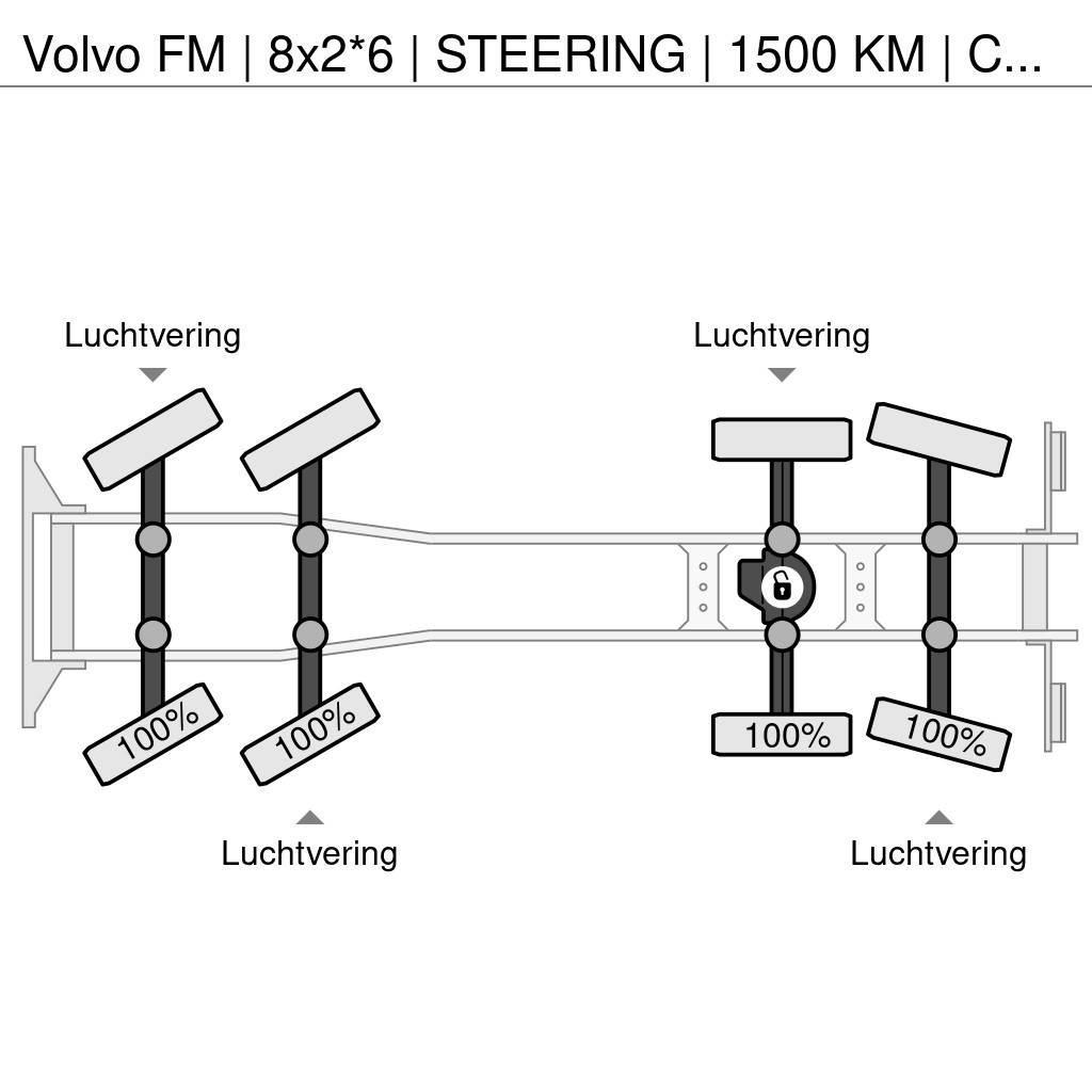 Volvo FM | 8x2*6 | STEERING | 1500 KM | COMPLET 2019 | U автокрани
