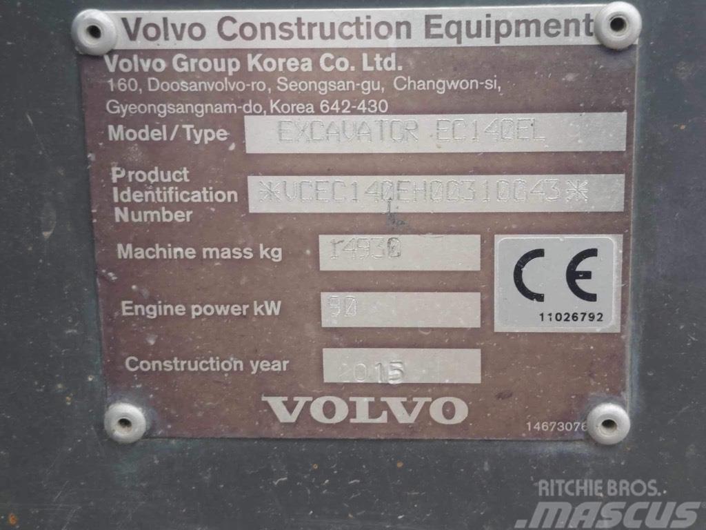 Volvo EC 140 EL Гусеничні екскаватори