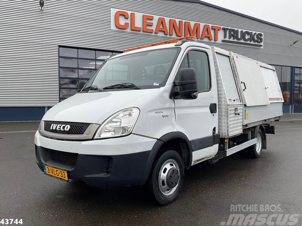 Iveco Daily 40C14G CNG Veegvuil opbouw Сміттєвози