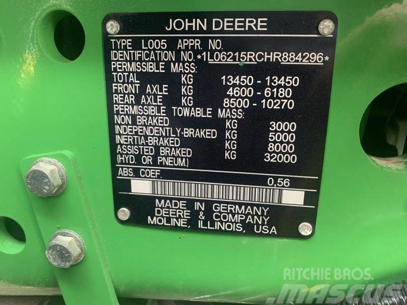 John Deere 6215R Трактори