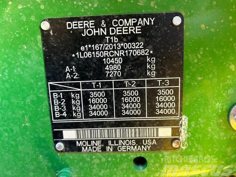 John Deere 6R150 inkl. PowerGuard bis 03/25 oder 1000std Трактори