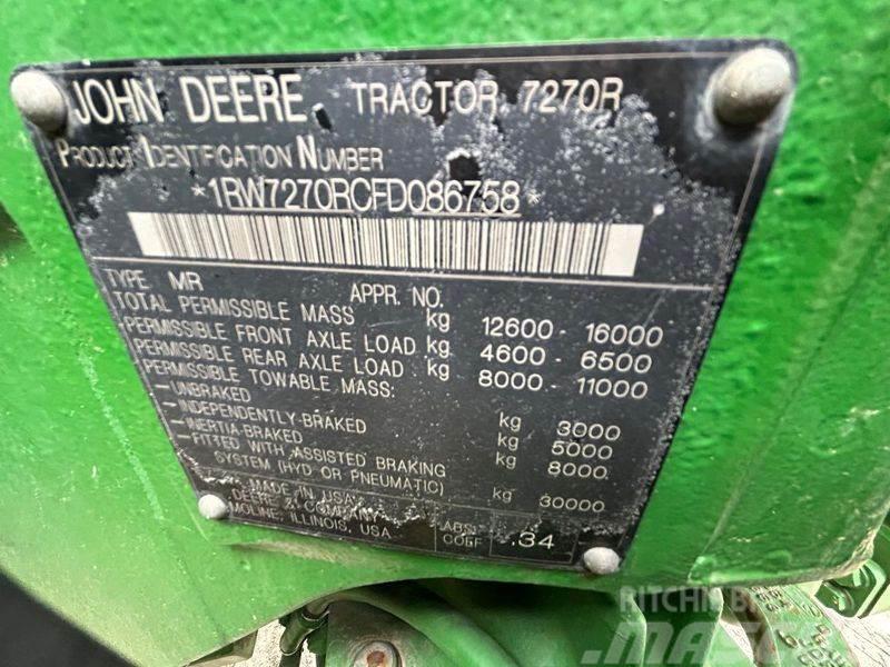 John Deere 7270R Трактори