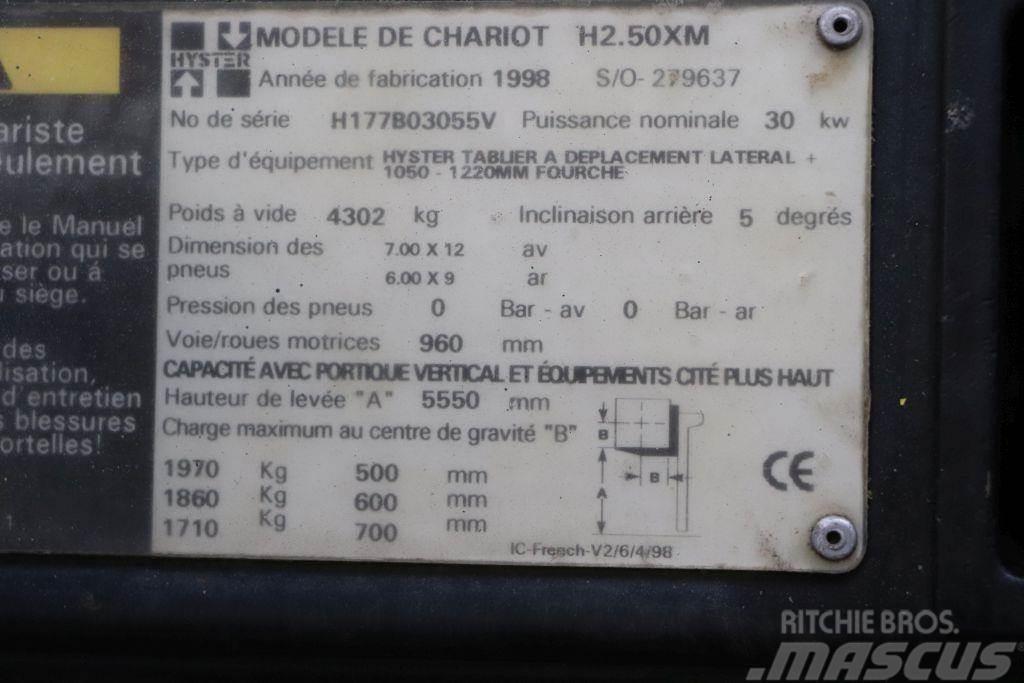 Hyster H2.50XM Газові навантажувачі