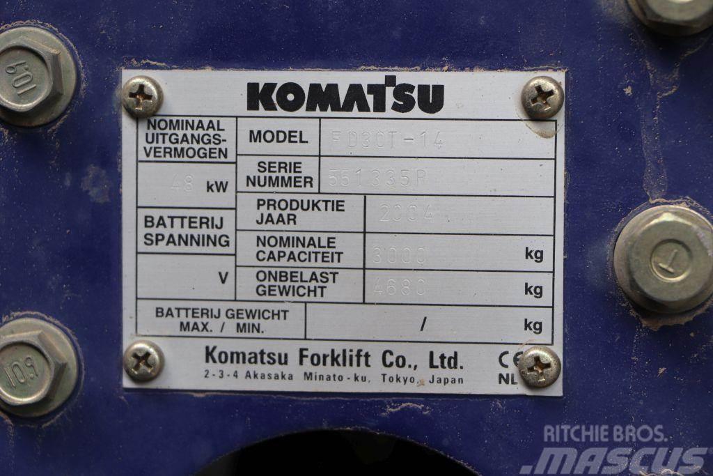 Komatsu FD30T-14 Дизельні навантажувачі