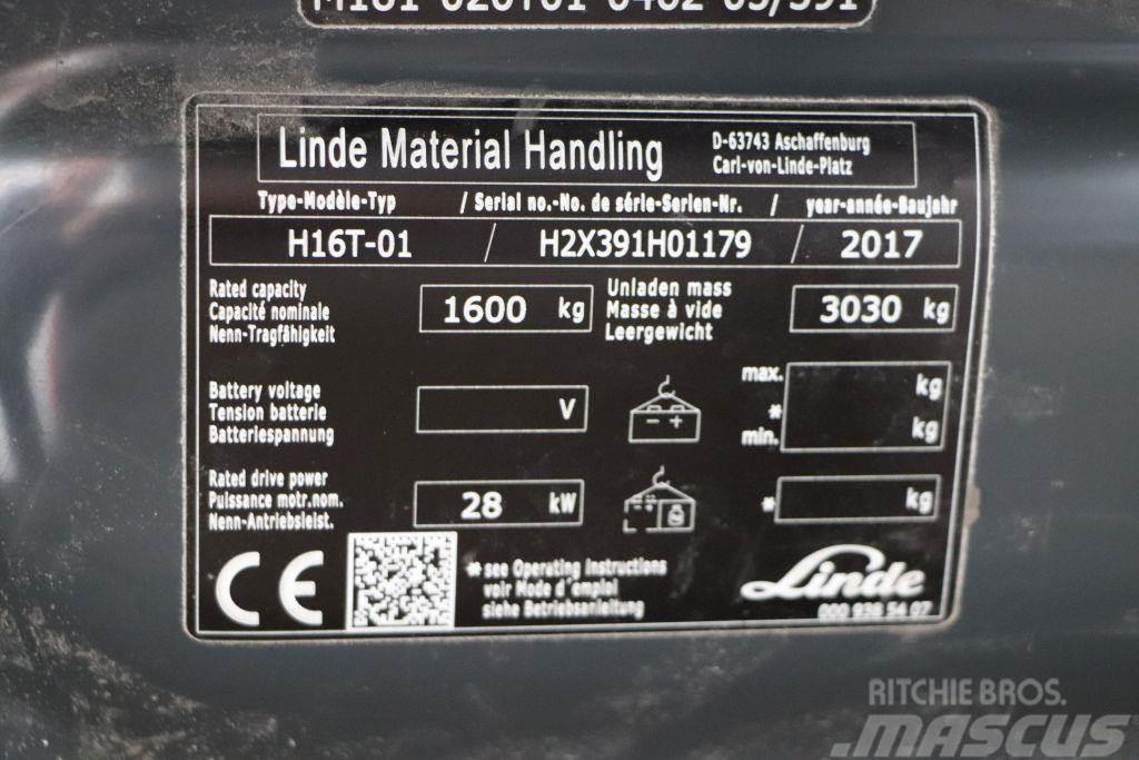 Linde H16T-01 Газові навантажувачі
