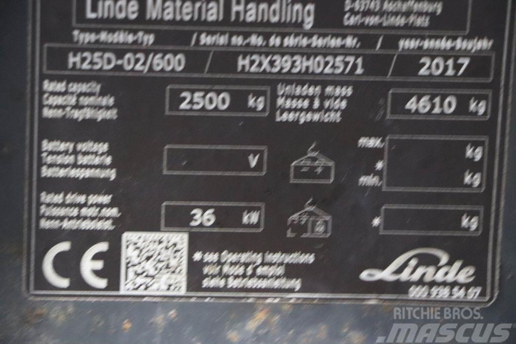 Linde H25D-02/600 Дизельні навантажувачі