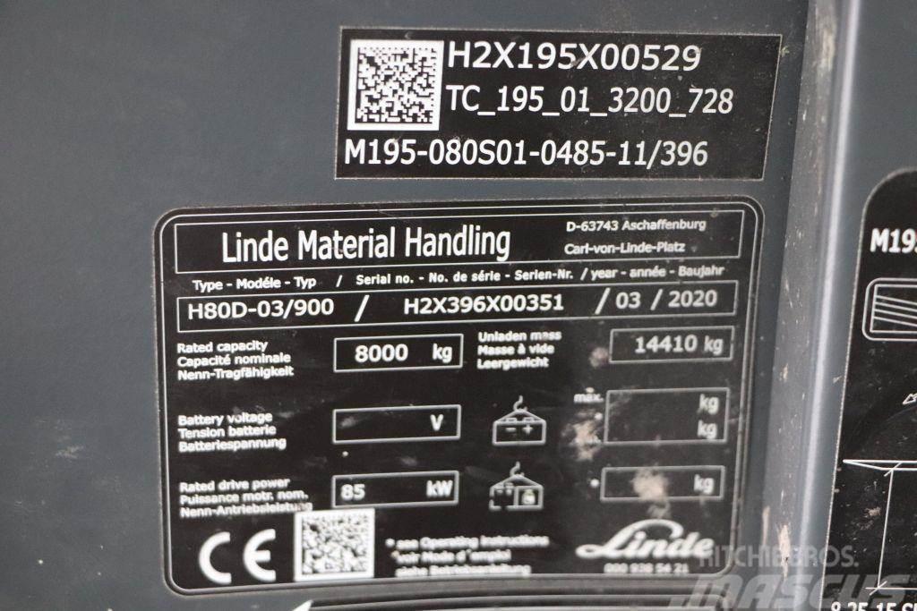 Linde H80D-03/900 Дизельні навантажувачі