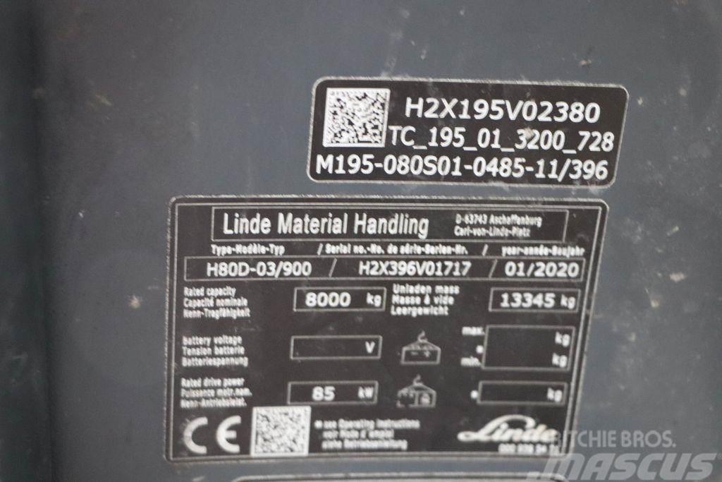 Linde H80D-03/900 Дизельні навантажувачі