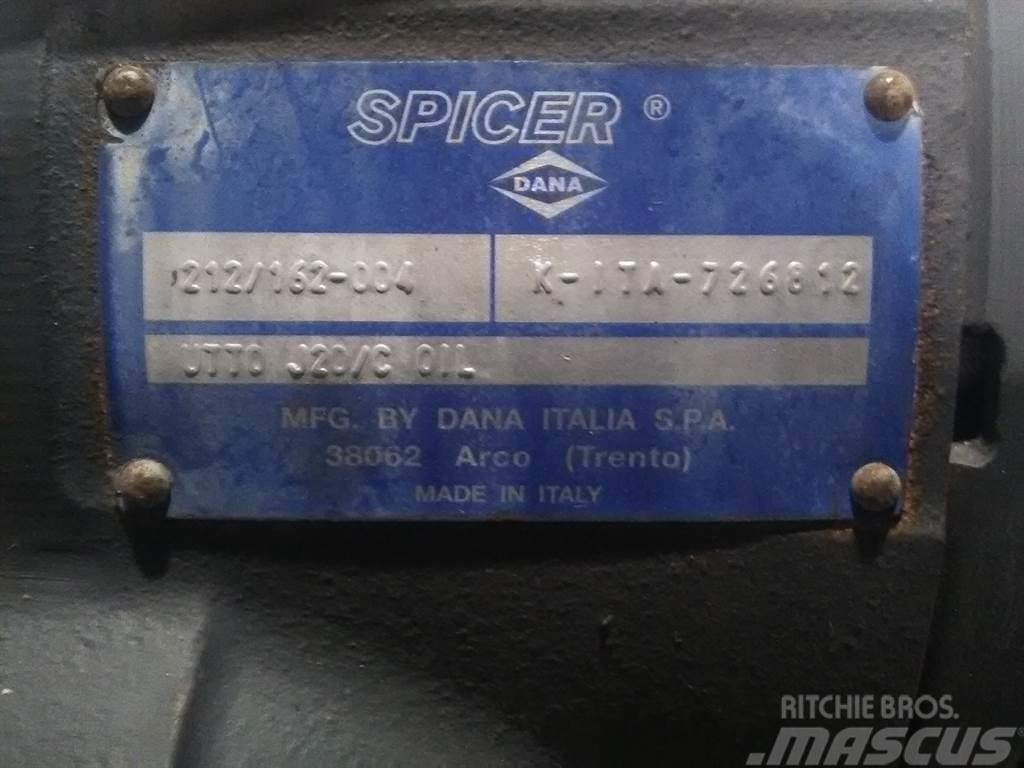 Spicer Dana 212/162-004 - Ahlmann AZ 85 T - Axle Осі