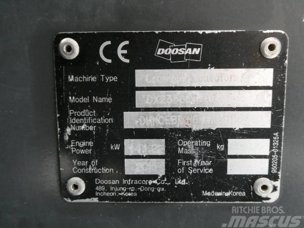 Doosan DX 235 LCR-5 Гусеничні екскаватори