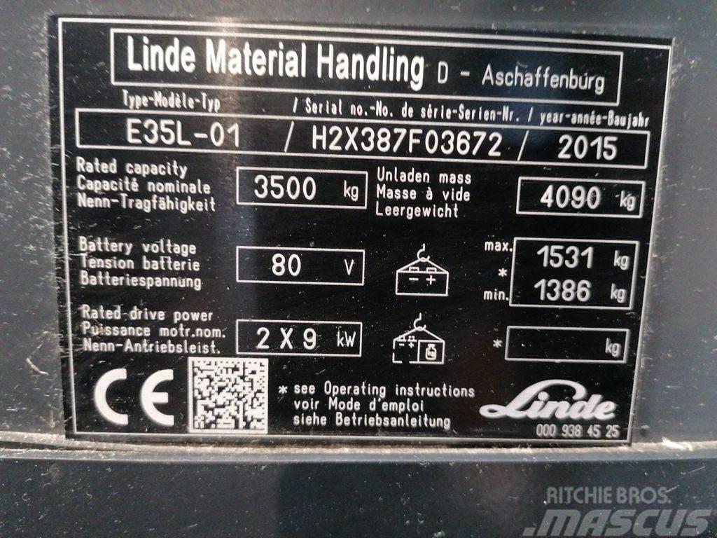 Linde E35L-01 Електронавантажувачі