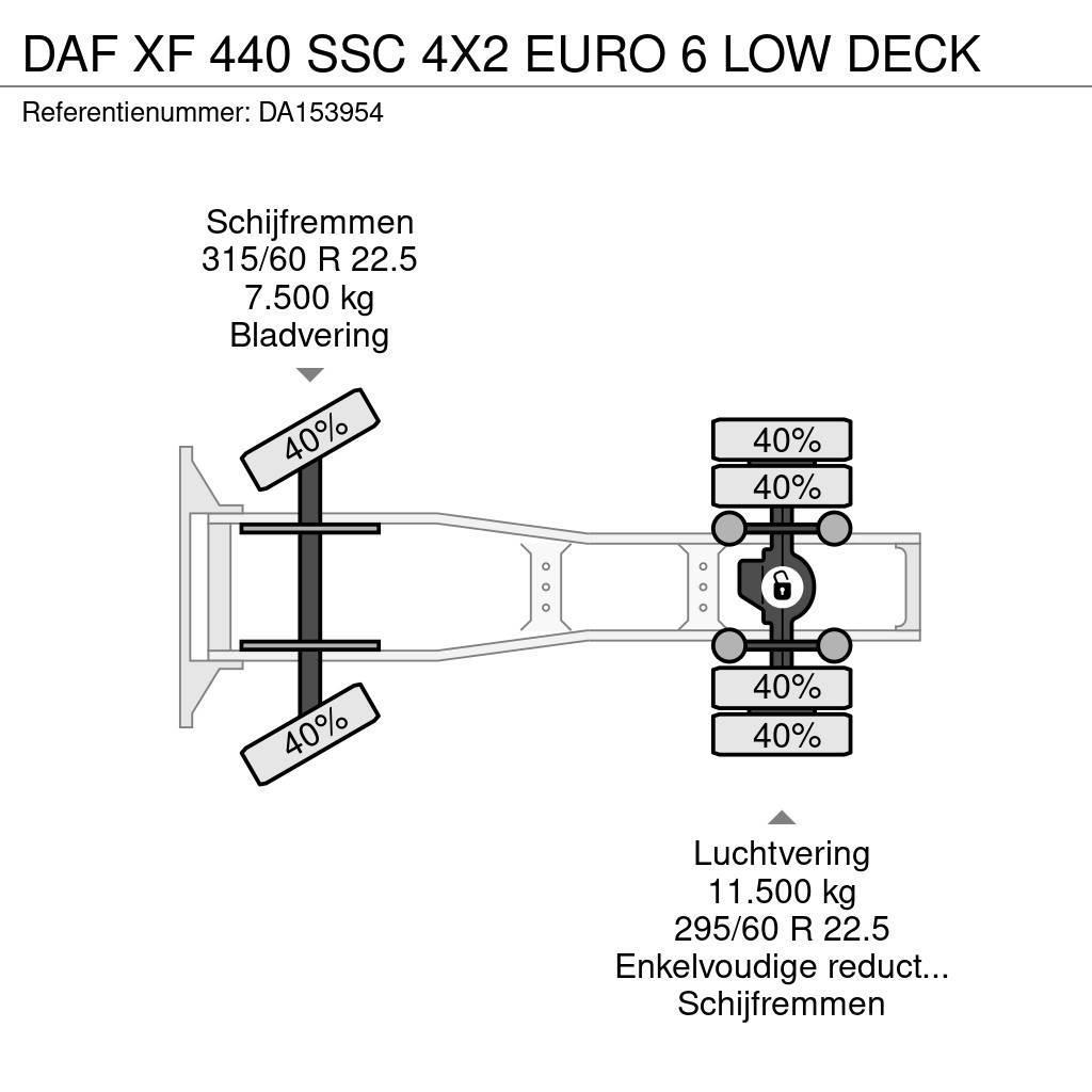 DAF XF 440 SSC 4X2 EURO 6 LOW DECK Тягачі