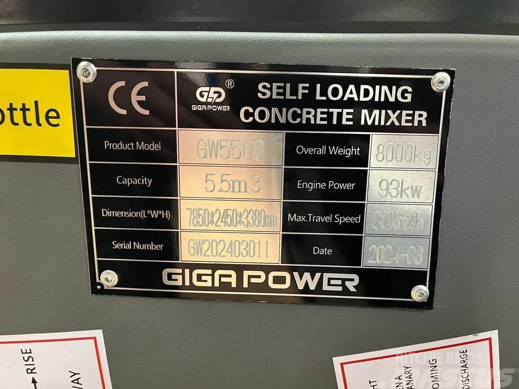  Giga power 5500 Бетономішалки (Автобетонозмішувачі)