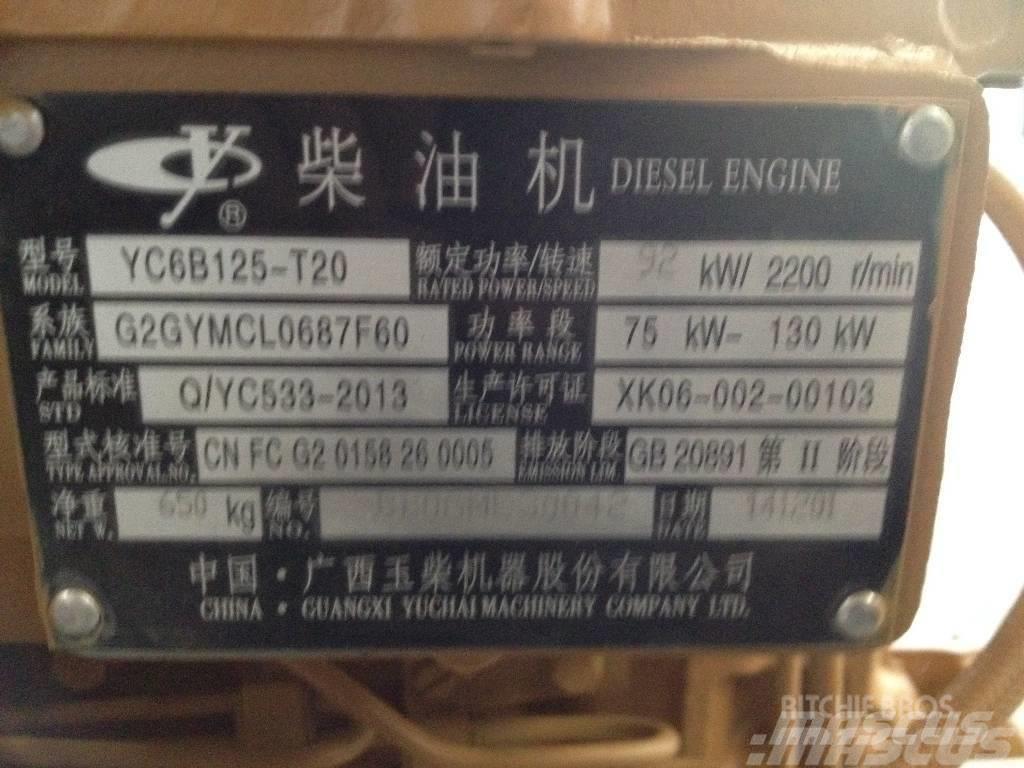 Yuchai YC6B125-T20 Двигуни